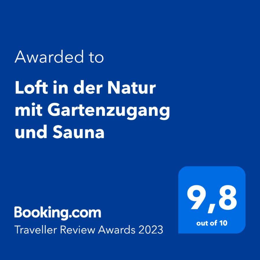 Loft in der Natur mit Gartenzugang und Sauna Herisau Exterior foto